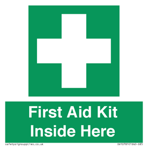 First Aid Kit Inside Here